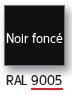 Noir foncé 9005